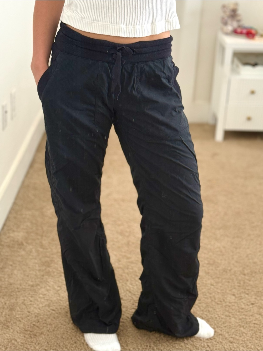 lululemon athletica Black Relaxed Drawstring Joggers